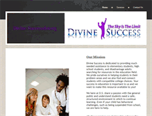 Tablet Screenshot of divinesuccess.org